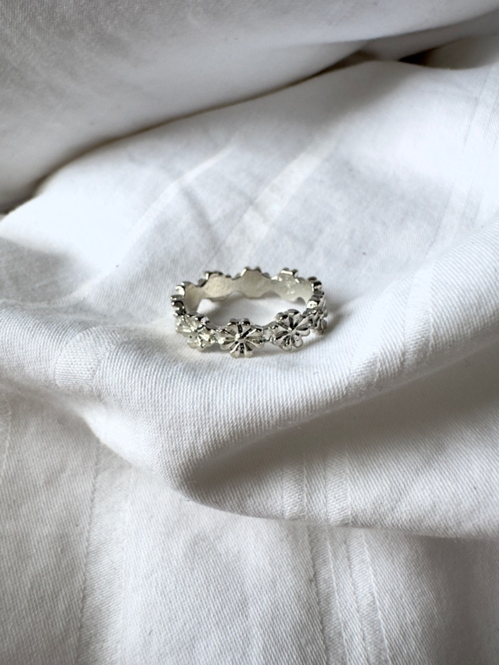 Sterling Silver Daisy Ring
